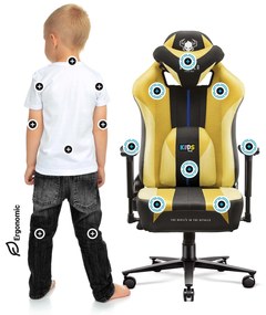 Sedia Da Gaming Diablo X-Player 2.0 In Materiale Kids Size: Dark Sunflower