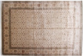 Cashmere Silk Tappeto orientale 430 x 610 Rosa (Indian) Annodato A Mano