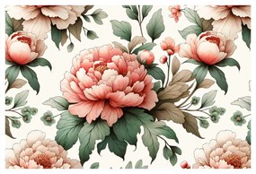 Quadro su tela – Fiori romantici di peonia