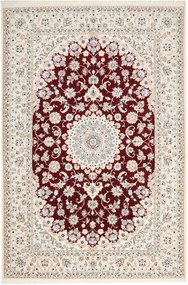 Nain Tappeto 240x160 Rosso (Iran) Annodato A Mano