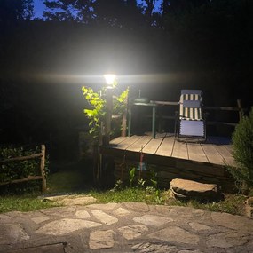 Lampioncino Colonna Solare da esterno 2200 Lumen     "LMS-089"