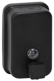 Dispenser per sapone 9,7x15 cm acciaio inossidabile/nero