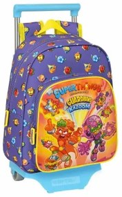 Trolley per la Scuola SuperThings Guardians of Kazoom Viola Giallo (27 x 33 x 10 cm)