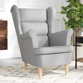 Poltrona Nuvola Grigia 74x84x100 Cm İn Tessuto /