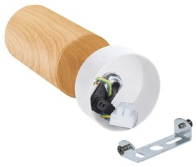 Brilagi - Faretto SELE 1xGU10/30W/230V bianco/decorazioni in rovere