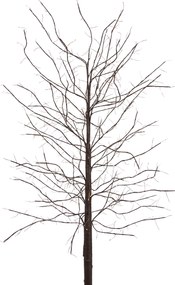 Lampada da terra natalizia albero marrone 180 cm con LED e timer IP44 - Ki