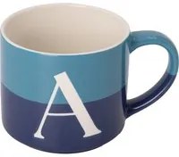 Tazza lettera A blu 400 ml Blend Collection