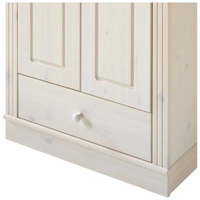 Armadio in legno di pino bianco 65x180 cm Anita - Støraa