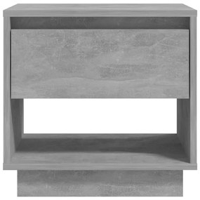 Comodini 2 pz Grigio Cemento 45x34x44 cm in Truciolato