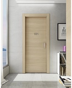 Porta per Bed & Breakfast battente Deserto olmo chiaro L 60 x H 210 cm sinistra