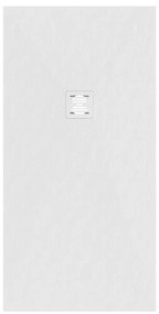 Piatto doccia in carbonato di calcio Horus bianco L 70 x L 140 x H 27 cm opaco effetto marmo