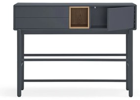 Consolle grigio scuro 35x120 cm Corvo - Teulat