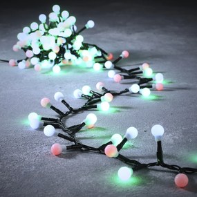Luci a corda verdi con 550 LED multicolor 14m IP44 - Comet