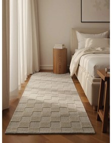 Passatoia color crema in lana tessuta a mano 80x200 cm Scala – Villeroy&amp;Boch