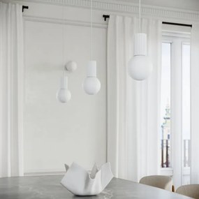 Sollux SL.1709 - Lampadario a sospensione con filo HALO 1xG9/8W/230V diametro 12 cm bianco