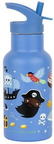 A Little Lovely Company - borraccia in acciaio inox, 350 ml - pirati