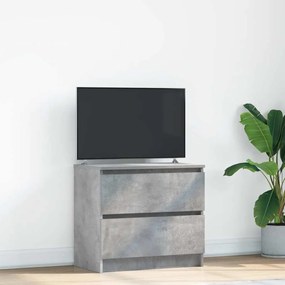 Mobile Porta Tv Grigio Cemento 60x35x54 Cm İn Legno Multistrato /