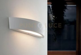 Applique biemissione tucson bianca 2 luci attacco e14 ip44 36x9,6x7...