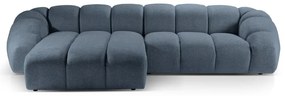 Divano angolare blu (con penisola a sinistra) Diana – Micadoni