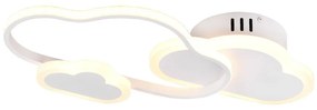 Lampada per bambini bianca 52x25 cm Cloudy - Reality