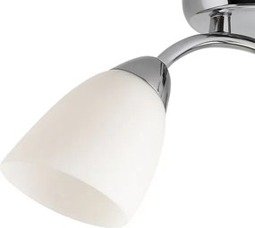 Lampadario a plafone PORTOS 3xE14/10W/230V cromato lucido