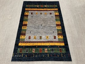 Gabbeh Tappeto persiano 180 x 120 Grigio (Iran) Annodato A Mano