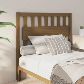 Testiera Per Letto Ambra 105,5x4x100 Cm Legno Massello Di Pino /