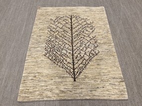 Gabbeh Tappeto 150 x 200 Beige (Iran) Annodato A Mano