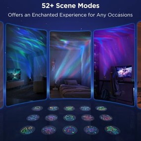 Govee - Proiettore di luce LED RGBW Galaxy Pro Wi-Fi Materia