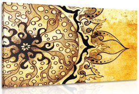 Stampa su tela – Mandala con tocco vintage