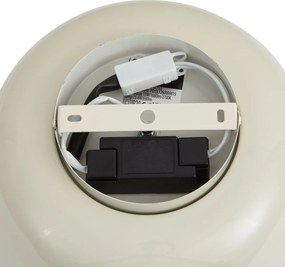 Plafoniera retrò beige con interno bianco e LED dimmerabile a 3 fasi - Vera