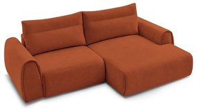 Divano angolare arancione Aden – Bobochic Paris