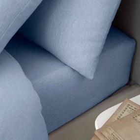 Lenzuolo con angoli azzurro in flanella 150x200 cm Brushed – Catherine Lansfield