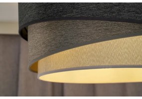 Duolla - Lampadario a plafone KOBO 1xE27/15W/230V diametro 45 cm grigio/bianco