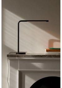 Lampada da tavolo LED nera in metallo con intensità regolabile (altezza totale 46 cm) Omni Table – UMAGE