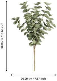Eglo 428187 - Fiore artificiale TEPALING 50 cm verde