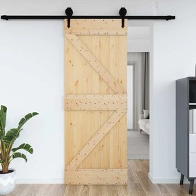 Porta Narvık 70x210 Cm İn Legno Massello Di Pino /