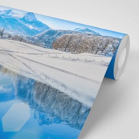 Carta da parati – Paesaggio innevato nelle Alpi