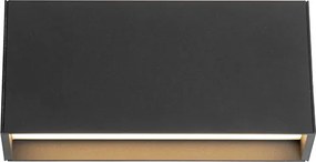Applique moderna antracite con LED IP54 - Spector
