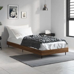 Giroletto Senza Materasso Rovere Marrone 75x190cm İn Truciolato /