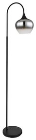 Globo 15548S - Lampada con piedistallo MAXY 1xE27/40W/230V nero/fumé