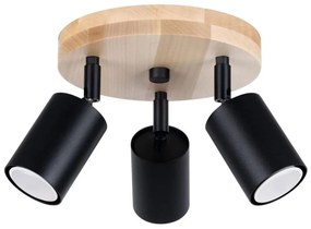 Sollux SL.1292 - Faretto VERDO 3xGU10/10W/230V nero