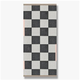 Tappeto lavabile bianco e nero 70x150 cm Square - Mette Ditmer Denmark