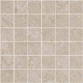 Mosaico 30x30 Effetto Pietra Gres Porcellanato Rettificato Greige Ceramica Sant Agostino Highstone CSAMHSGR30