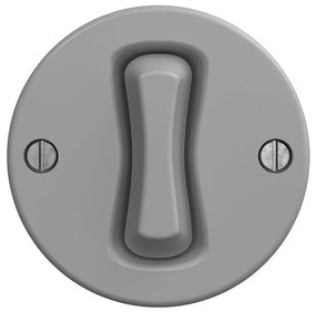 Kliklap - Pulsante retrò senza cornice, grigio