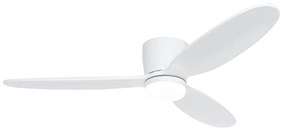 Ventilatore da soffitto intelligente bianco incl. LED con telecomando - Sofio