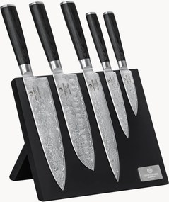 Set di coltelli in acciaio damascato con ceppo magnetico Limited Edition, set da 6