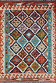 Kilim Tappeto orientale 90x130 (Pakistan) Tessuto A Mano