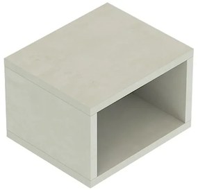Mobile bagno sospeso aperto 60 cm Master grigio nuvola