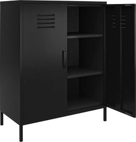 Mobile in metallo nero 40x102x80 cm Mission District - Støraa